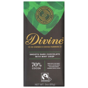 Divine Ch Choc Bar Drk W Mint Crisp - 3 Oz