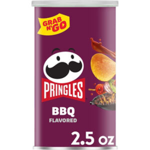 Pringles Potato Crisps Chips BBQ Lunch Snacks - 2.5 Oz