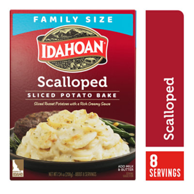 Idahoan Scalloped Homestyle Casserole Family Size Box - 7.34 Oz
