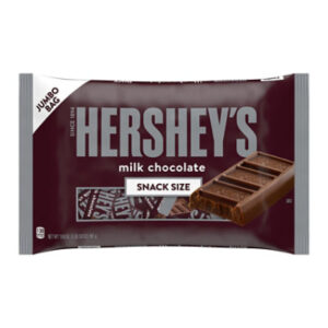 HERSHEY'S Milk Chocolate Snack Size Candy Jumbo Bag - 19.8 Oz
