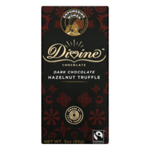 Divine Ch Choc Bar Drk Hzlnt Trffle - 3 Oz
