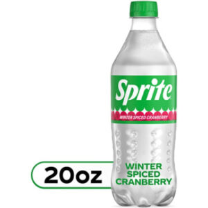 Sprite Winter Spiced Cranberry Bottle - 20 Fl. Oz.