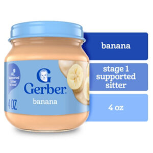 Gerber 1st Foods Natural Banana Baby Food Jar - 4 Oz