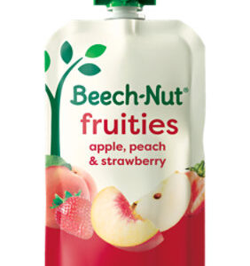 Beech-Nut Fruities Stage 2 Apple Peach & Strawberries Baby Food - 3.5 Oz