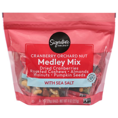 Signature Farms Medley Mix Cranberry Orchard Nut Multipack - 8-1 Oz