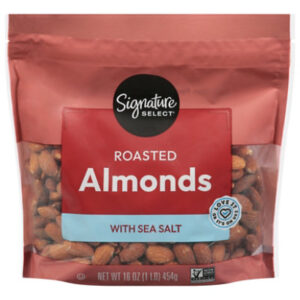 Signature Select/Farms Almonds With Sea Salt - 16 Oz