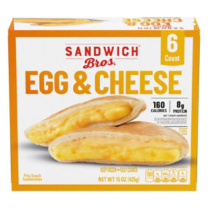 Sandwich Bros Sandwiches Flatbread Pocket Egg & Cheese -6-15 Oz