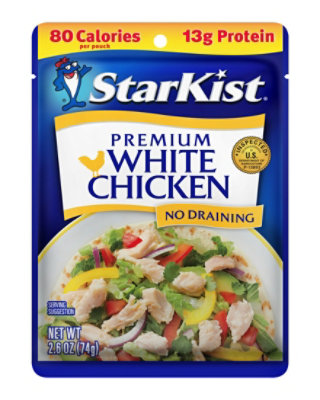 Starkist Premium White Chicken Pouch - 2.60 Oz