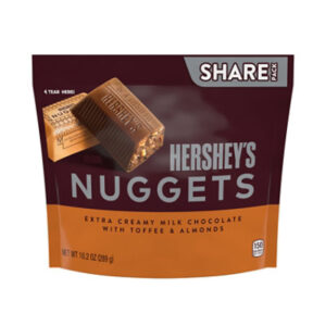 Hersheys Nuggets Milk Chocolate Toffee And Almonds Candy Share Pack - 10.2 Oz