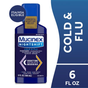 Mucinex Nightshift Severe Cold & Flu - 6 Fl. Oz.