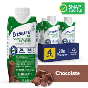Ensure Plant Based Protein Nutrition Shake Ready To Drink Chocolate - 4-11 Fl. Oz.