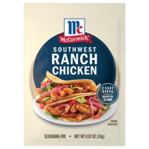 McCormick Street Taco Southwest Ranch Chicken Seasoning Mix - 0.87 Oz
