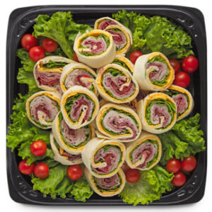 Deli Catering Tray Sandwich Pinwheel 12 Inch - Each