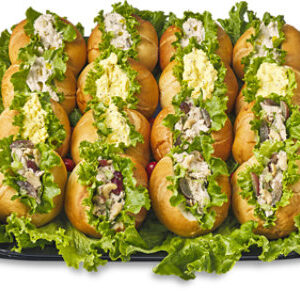 Deli Catering Tray Sandwich Club Salad 18 Inch - Each