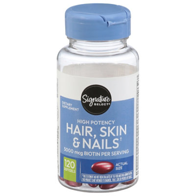 Signature Select/Care Supplement Hair Skin Nails 5000 Mg - 120 Count