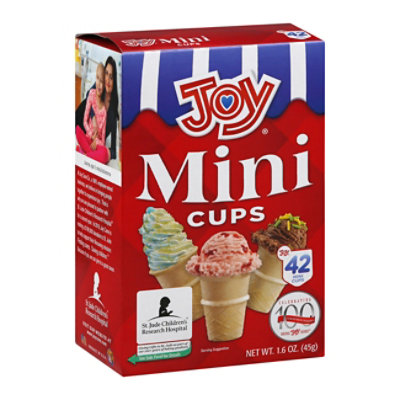Joy Ice Cream Cups Mini 42 Count - 1.6 Oz