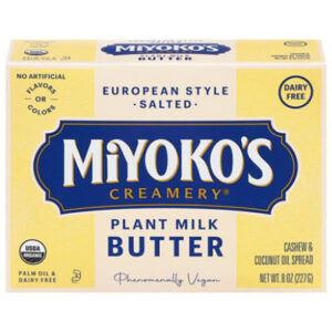 Miyoko's Creamery Salted European Style Plant Milk Butter - 8 Oz