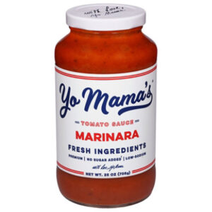 Yo Mamas Foods Tomato Sauce Original Marinara - 25 Oz