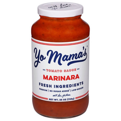 Yo Mamas Foods Tomato Sauce Original Marinara - 25 Oz