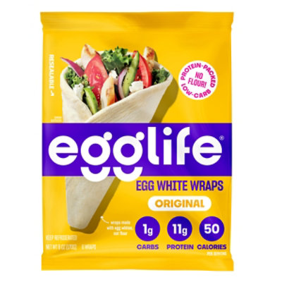Egglife Original Egg White Wraps 6ct - 6 Oz