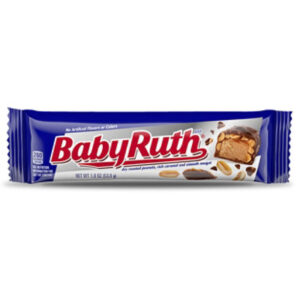 Baby Ruth Chocolatey Peanut Caramel Nougat Full Size Candy Bar - 1.9 Oz