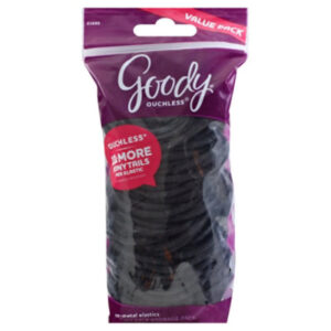 Goody Ouchless Elastics No Metal Little Black Dress 4 mm Value Pack - 70 Count