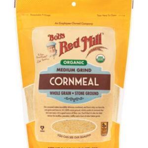 Bobs Red Mill Organic Cornmeal Medium Grind - 24 Oz