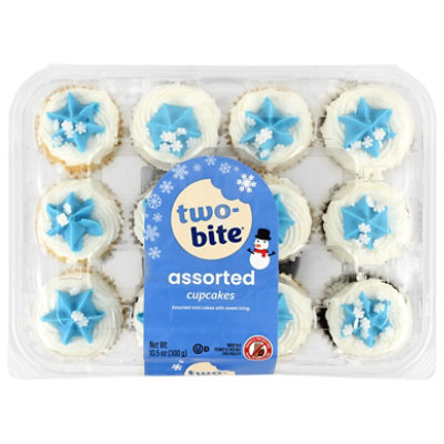 Two-Bite Vanilla & Chocolate Cupcakes Winterlicious - 10.5 Oz