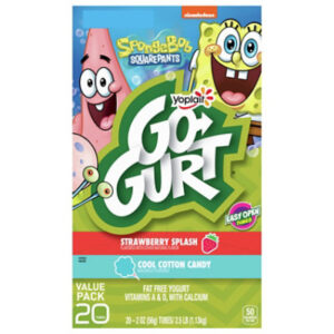 Go-Gurt Strawberry & Cotton Candy Low Fat Yogurt - 40 Oz