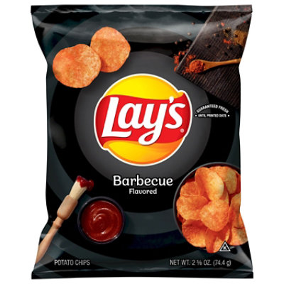 Lays Barbecue Potato Chips - 2.625 Oz