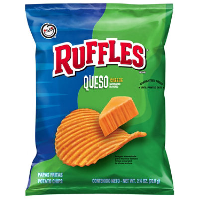 Ruffles Queso Potato Chips - 2.5 Oz