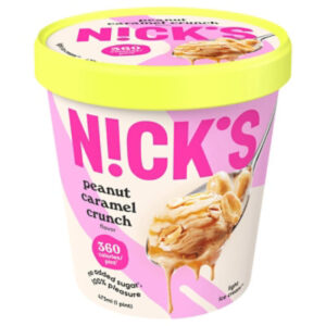 Nick's Peanut Caramel Crunch Ice Cream - 16 Oz