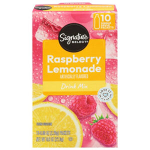 Signature SELECT Drink Mix Raspberry Lemonade - 10 Count