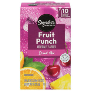 Signature SELECT Drink Mix Fruit Punch - 10 Count