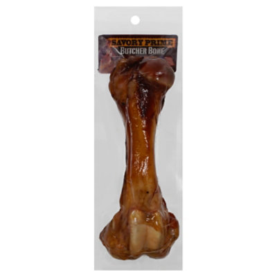 Savory Prime Butcher Bone Dog Treat Ham - Each