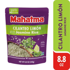 Mahatma Cilantro Limon Jasmine Rice Ready to Serve In Pouch - 8.8 Oz
