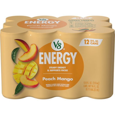 V8 ?? Peach Mango Juice Energy Drink - 12-8 Fl. Oz.