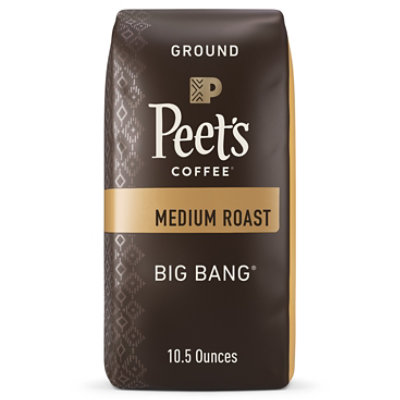 Peet's Coffee Big Bang Medium Roast Ground Coffee Bag - 10.5 Oz