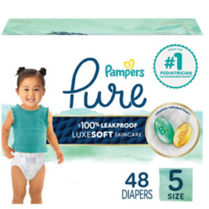 Pampers Pure Protection Diapers Size 5 - 48 Count