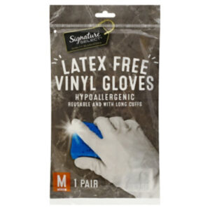 Signature SELECT Gloves Vinyl Laytex Free Hypo Med - 1 Pair