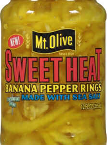 Mt Olive Sweet Heat Banana Pepper Rings - 12 Fl. Oz.