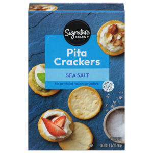 Signature SELECT Crackers Pita Sea Salt - 6 Oz