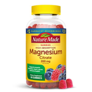 Natures Made Magnesium Gummies 200mg - 60 Count