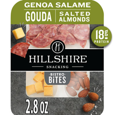 Hillshire Snacking Bistro Bites Genoa Salame and Gouda Cheese - 2.8 Oz