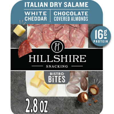 Hillshire Snacking Bistro Bites Italian Dry Salame and Cheese - 2.8 Oz