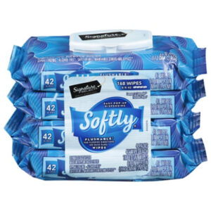 Signature SELECT Flushable Wipes Family Pack - 168 Count