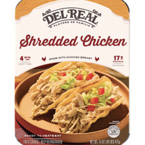 Del Real Foods Cooked Shredded Chicken - 15 Oz