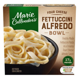 Marie Callender's Four Cheese Fettuccini Alfredo Bowl Frozen Pasta Meal - 11.3 Oz