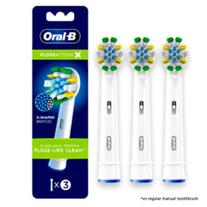 Oral-B FlossAction Electric Toothbrush Replacement Brush Heads - 3 Count