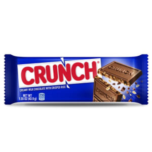 CRUNCH Milk Chocolate and Crisped Rice Full Size Candy Bar - 1.55 Oz